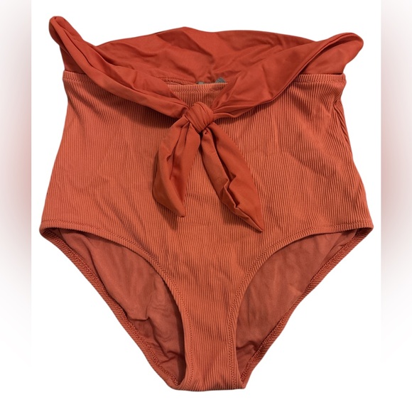 Aerie high waist Orange Swim Bottom - Picture 2 of 5